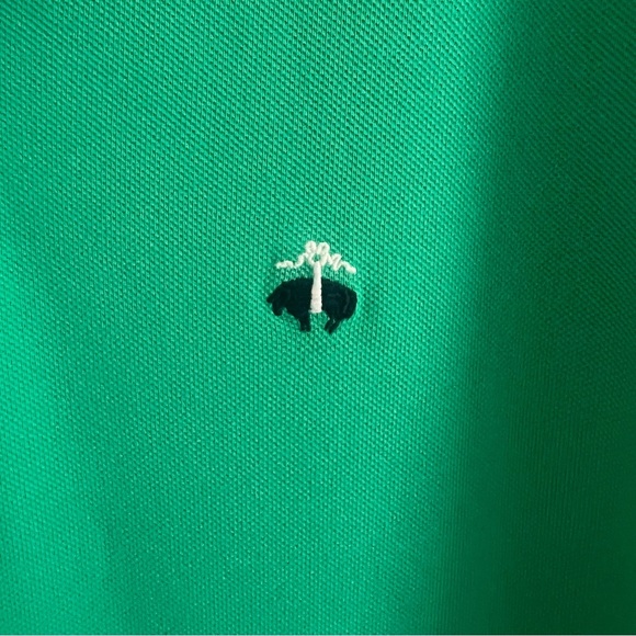 Brooks Brothers Green Branded Polo Shirt Large Men’s - Picture 3 of 4